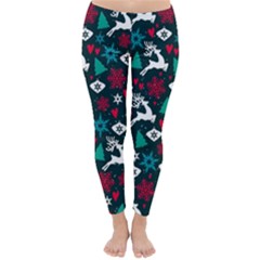 Holiday Season Pattern Classic Winter Leggings