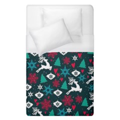 Holiday Season Pattern Duvet Cover (single Size) by kyorashop23