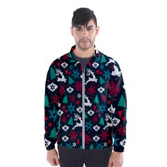 Holiday Season Pattern Men s Windbreaker