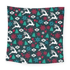 Holiday Season Pattern Square Tapestry (large) by kyorashop23