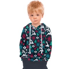 Holiday Season Pattern Kids  Overhead Hoodie