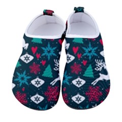 Holiday Season Pattern Men s Sock-style Water Shoes by kyorashop23