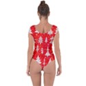 White And Red Trees, Adoxali, Christmas Short Sleeve Leotard  View2