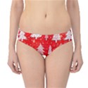 White And Red Trees, Adoxali, Christmas Hipster Bikini Bottoms View1