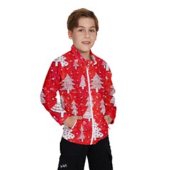 White And Red Trees, Adoxali, Christmas Kids  Windbreaker