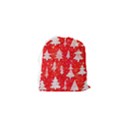 White And Red Trees, Adoxali, Christmas Drawstring Pouch (XS) View2