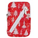 White And Red Trees, Adoxali, Christmas Belt Pouch Bag (Small) View1