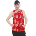 White And Red Trees, Adoxali, Christmas Men s Sleeveless Hoodie View1