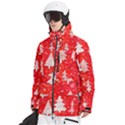 White And Red Trees, Adoxali, Christmas Men s Multi Pockets Zip Ski and Snowboard Waterproof Breathable Jacket View2