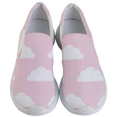 Clouds Pink Pattern Women s Lightweight Slip Ons by ConteMonfrey