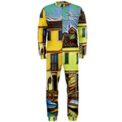 Colorful Venice Homes - Venezia, Italy Onepiece Jumpsuit (men)