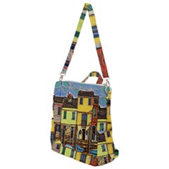 Colorful Venice Homes - Venezia, Italy Crossbody Backpack by ConteMonfrey