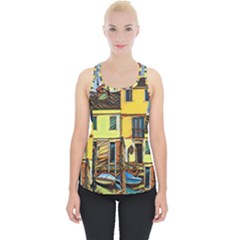 Colorful Venice Homes - Venezia, Italy Piece Up Tank Top by ConteMonfrey