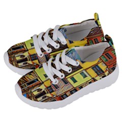 Colorful Venice Homes - Venezia, Italy Kids  Lightweight Sports Shoes by ConteMonfrey