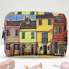 Colorful Venice Homes - Venezia, Italy Make Up Pouch (medium) by ConteMonfrey