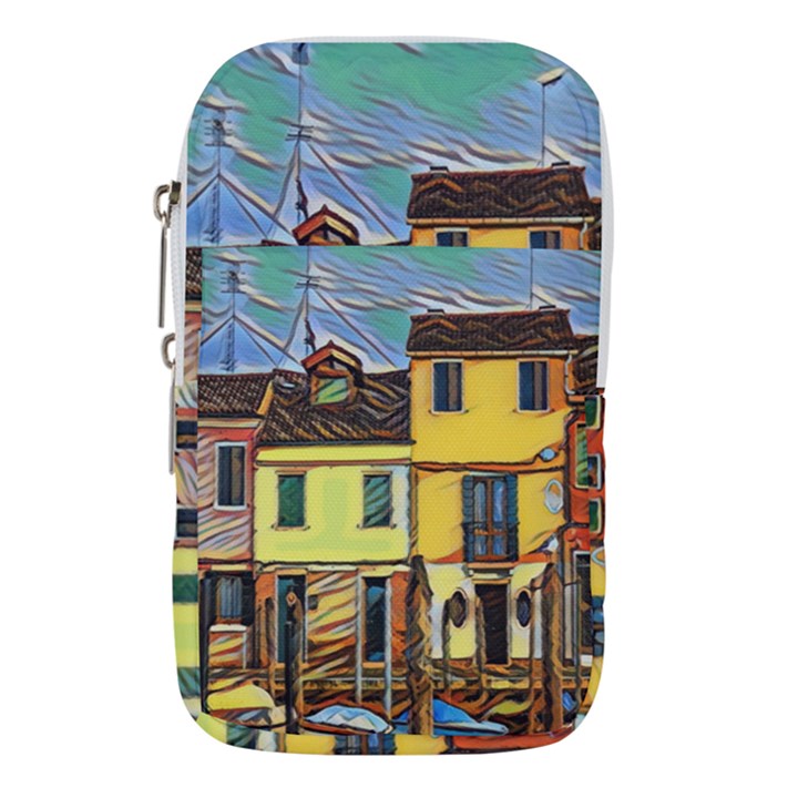 Colorful Venice Homes - Venezia, Italy Waist Pouch (Small)