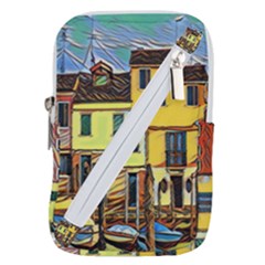 Colorful Venice Homes - Venezia, Italy Belt Pouch Bag (large) by ConteMonfrey