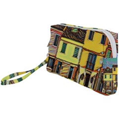 Colorful Venice Homes - Venezia, Italy Wristlet Pouch Bag (small) by ConteMonfrey