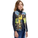 Colorful Venice Homes - Venezia, Italy Kid s Button Up Puffer Vest	 View2