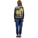 Colorful Venice Homes - Venezia, Italy Kid s Button Up Puffer Vest	 View4