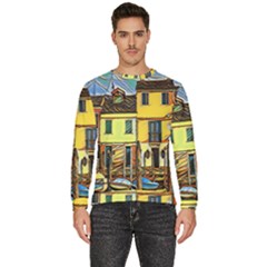 Colorful Venice Homes - Venezia, Italy Men s Fleece Sweatshirt