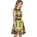 Colorful Venice Homes - Venezia, Italy Cap Sleeve High Waist Dress View3