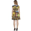 Colorful Venice Homes - Venezia, Italy Cap Sleeve High Waist Dress View4