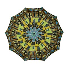 Colorful Venice Homes - Venezia, Italy Automatic Folding Umbrella With Case (large) by ConteMonfrey