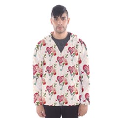 Key To The Heart Men s Hooded Windbreaker