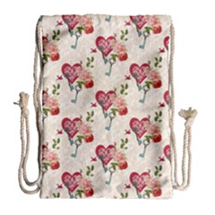 Key To The Heart Drawstring Bag (large) by ConteMonfrey