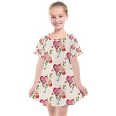 Key To The Heart Kids  Smock Dress by ConteMonfrey