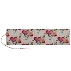 Key To The Heart Roll Up Canvas Pencil Holder (l) by ConteMonfrey