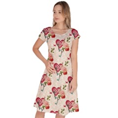 Key To The Heart Classic Short Sleeve Dress by ConteMonfrey