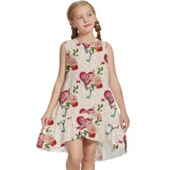 Key To The Heart Kids  Frill Swing Dress by ConteMonfrey