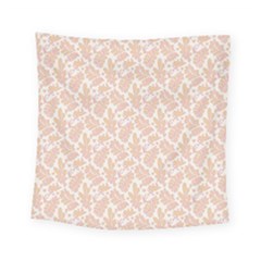 Delicated Leaves Square Tapestry (small)