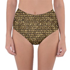 Straw Like Country Side  Reversible High-waist Bikini Bottoms by ConteMonfrey