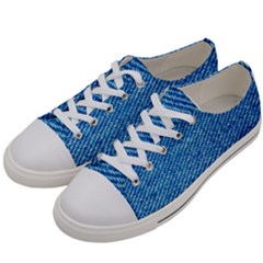 Blue Denim Jeans Like Women s Low Top Canvas Sneakers by ConteMonfrey