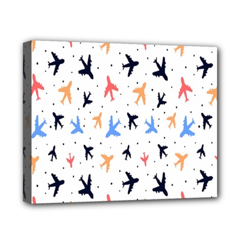 Cute airplanes planes Canvas 10  x 8  (Stretched)