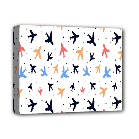 Cute airplanes planes Deluxe Canvas 14  x 11  (Stretched)