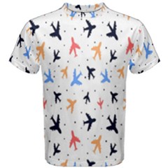 Cute airplanes planes Men s Cotton T-Shirt