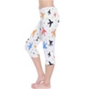 Cute airplanes planes Capri Leggings  View3