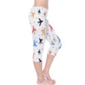 Cute airplanes planes Capri Leggings  View4