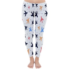 Cute Airplanes Planes Classic Winter Leggings