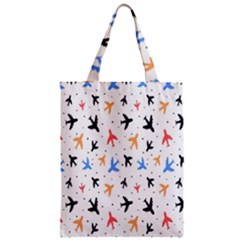 Cute airplanes planes Zipper Classic Tote Bag