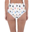 Cute airplanes planes Reversible High-Waist Bikini Bottoms View2