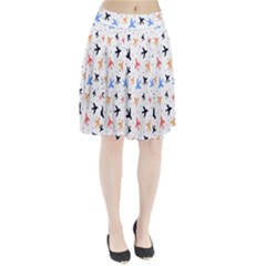 Cute airplanes planes Pleated Skirt