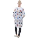 Cute airplanes planes Hooded Pocket Cardigan View2