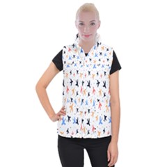 Cute Airplanes Planes Women s Button Up Vest