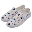 Cute airplanes planes Men s Canvas Slip Ons View2