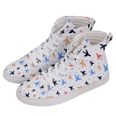 Cute airplanes planes Men s Hi-Top Skate Sneakers